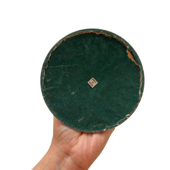 Vintage Brass Finial Decor Piece With Floral Engraved Design - Picture 3 of 5